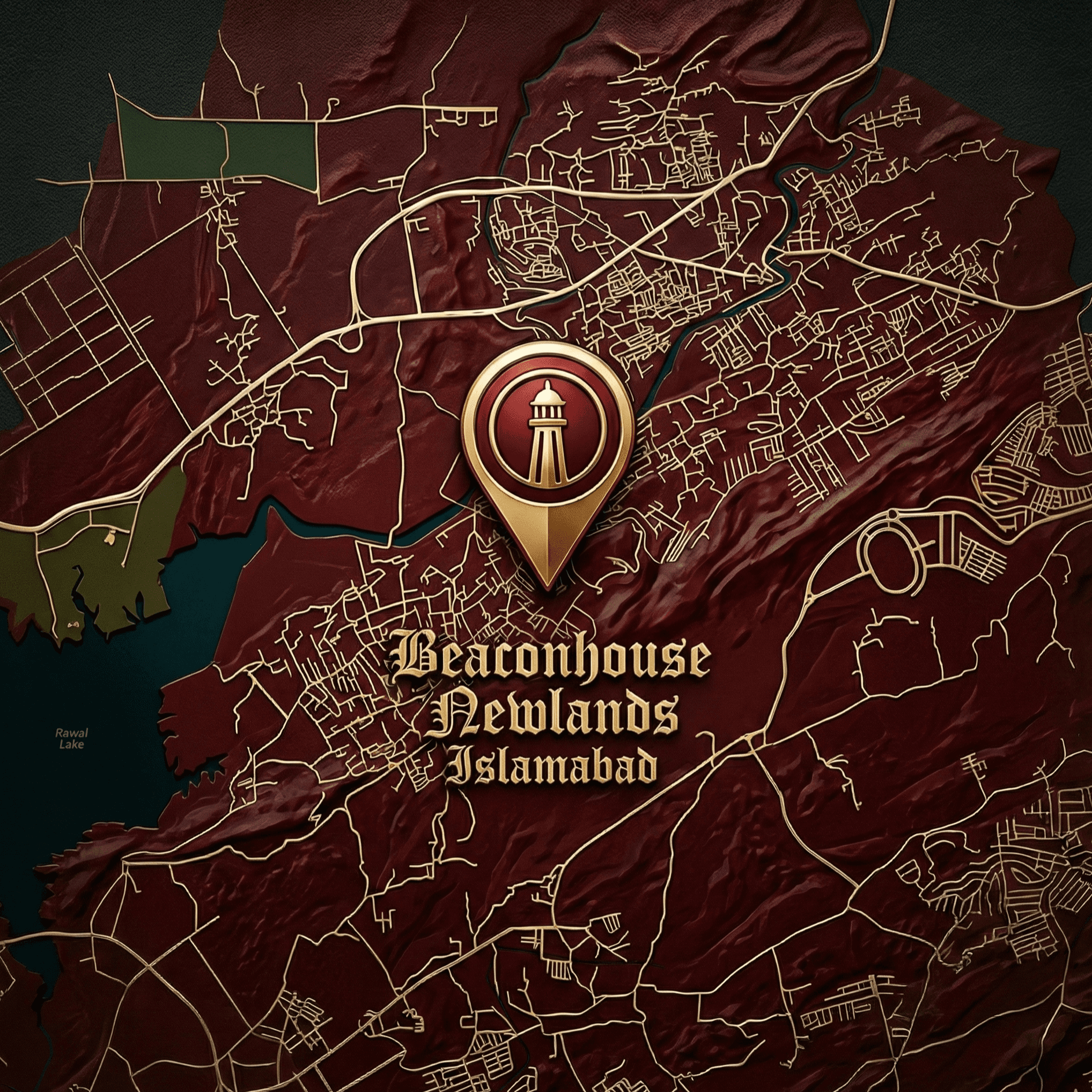 NEWMUN'26 Venue Location Map - Beaconhouse Newlands Islamabad